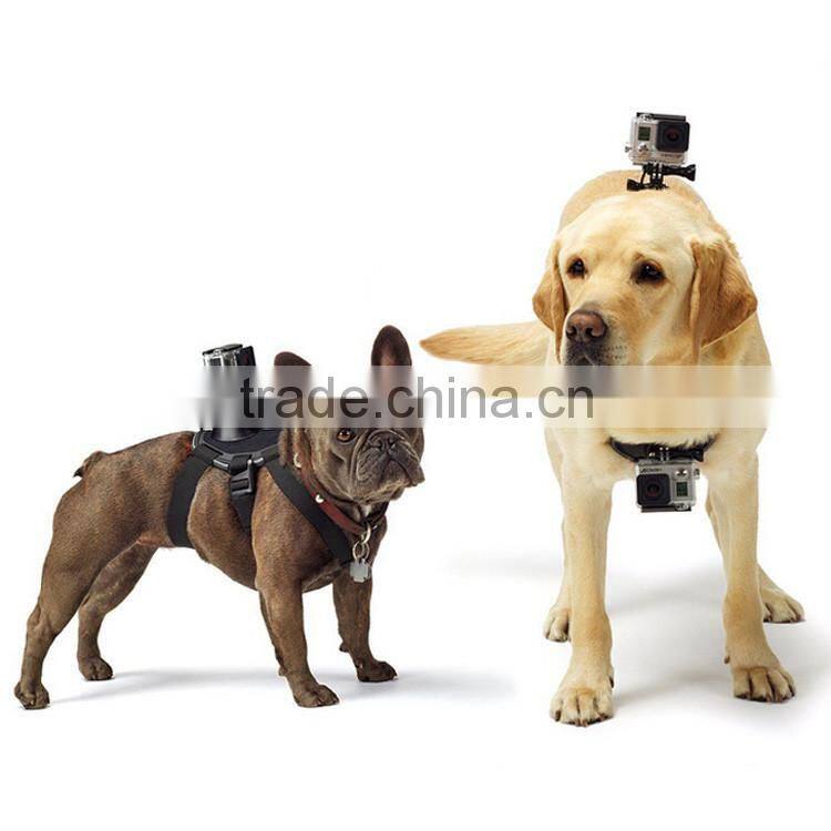 For Gopro SJ4000 Accessories Fetch Dog Harness Chest Fetch Strap Belt Mount For GoPro Hero 4 3+ 3 2 Auction Camera