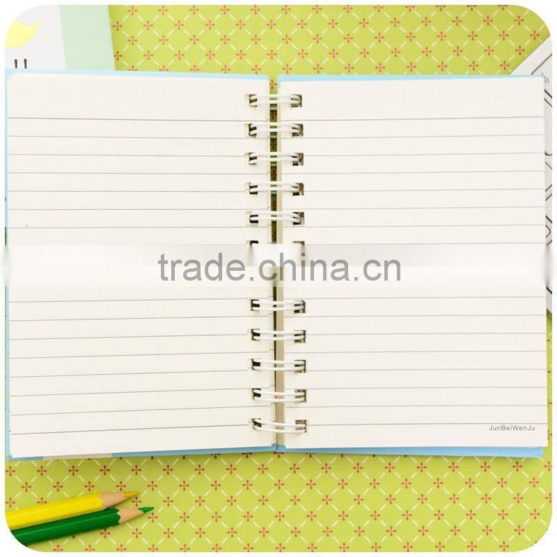 cute design double spiral note books for students