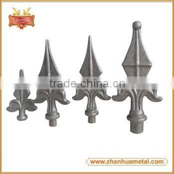 Delicate Style Ornamental Wrought Iron Gate Fence Spearpoints