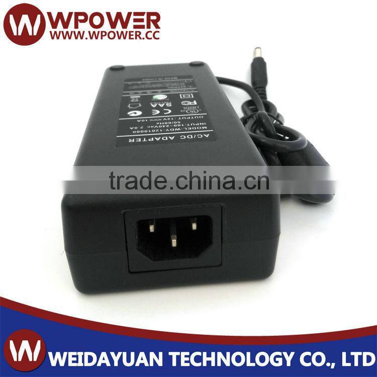 laptop ac adapter 19v 6.32a 120w High quality ac adapter 110v-240v power supply wiht UL NOM approved.HOT SELL!