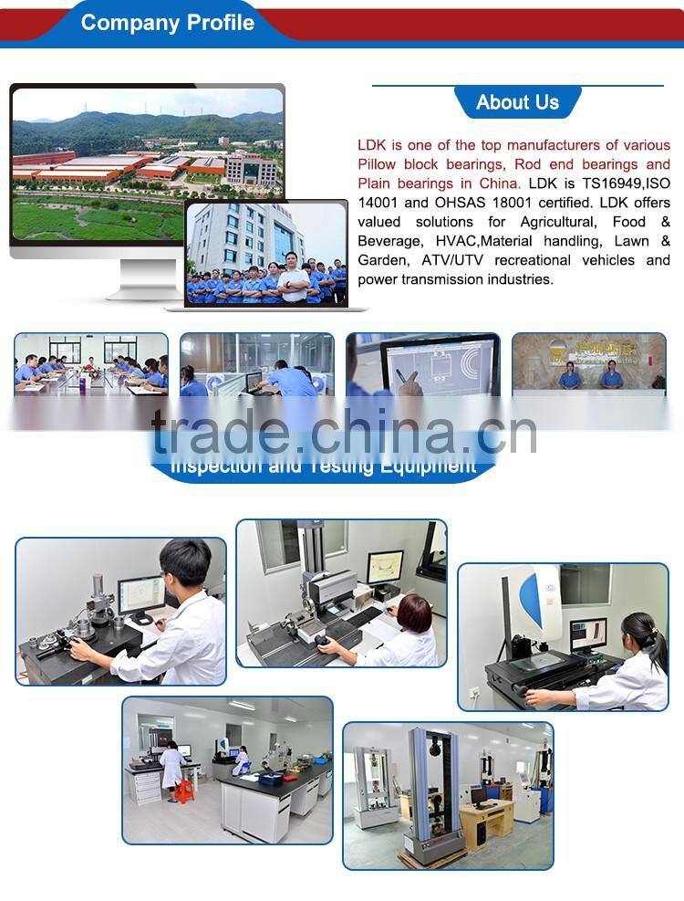 Zinc alloy housing material miniature light duty pillow block KP004