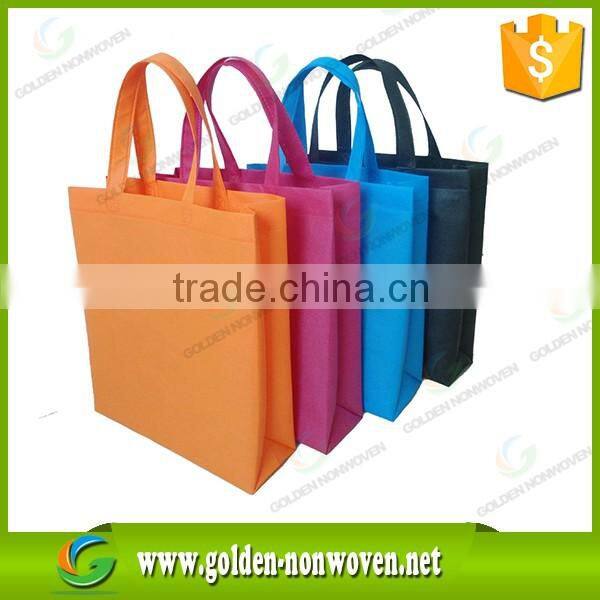 2016 Custom Logo Printed Lamination Non Woven Fabric , 20g laminated pp+pe non woven fabric for bag use