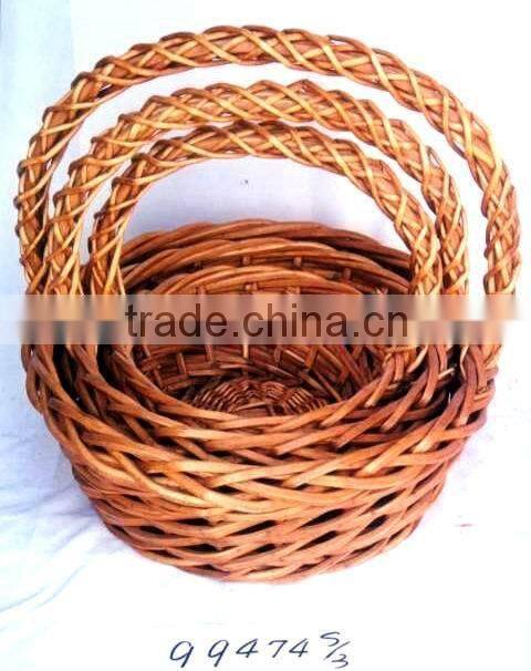 hot sale high quality willow baby basket