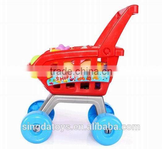 2014 Newest Supermarket shopping with suit the cash register Toys Set for kids