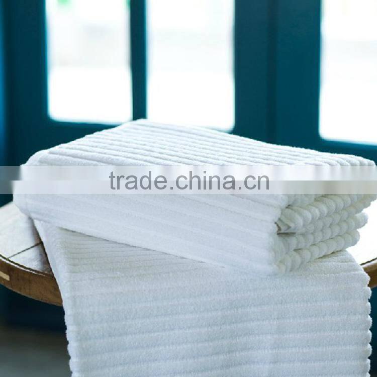 various colors cotton stripe thick bath towel