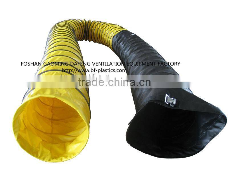 PVC coate ventilaton heater duct