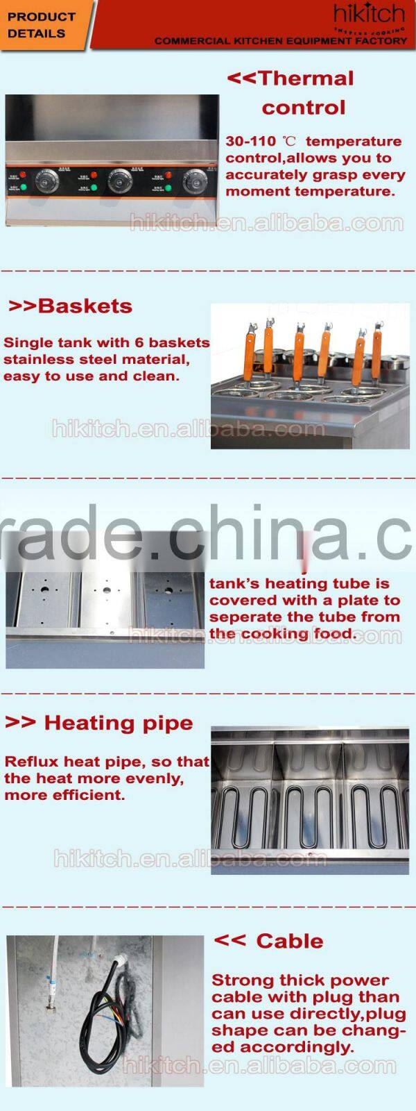 Electric commercial kitchen equipment electric noodle cooker