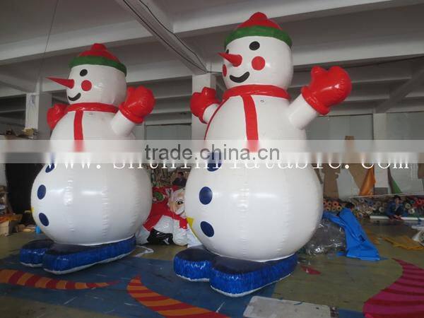 inflatable christmas snowman/large snowman decorations