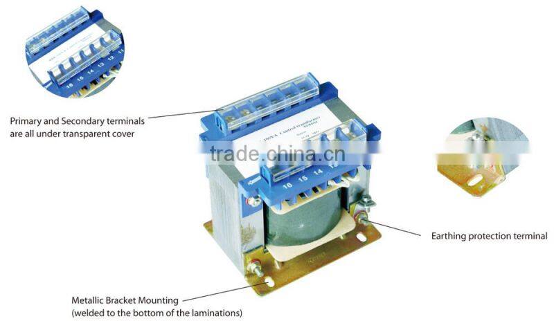 100VA transformer 380v to 220v