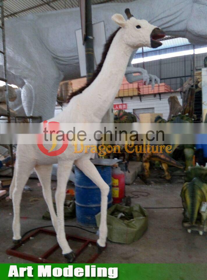 shopping mall animal show giraffe panda elephant