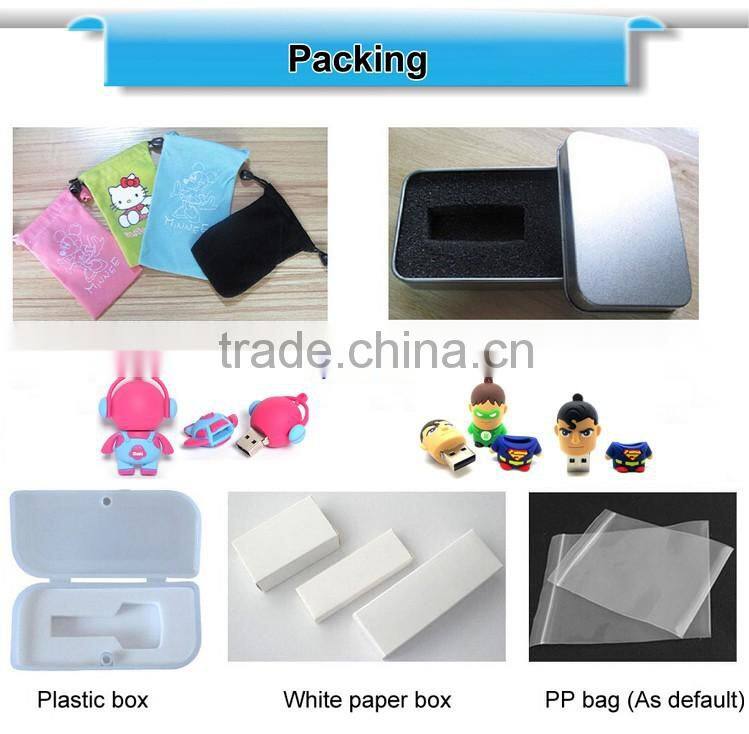 accept paypal 32gb wholesale cute cartoon usb flash drive