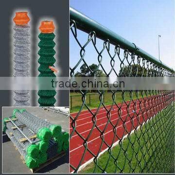 Chain link fence for school playground