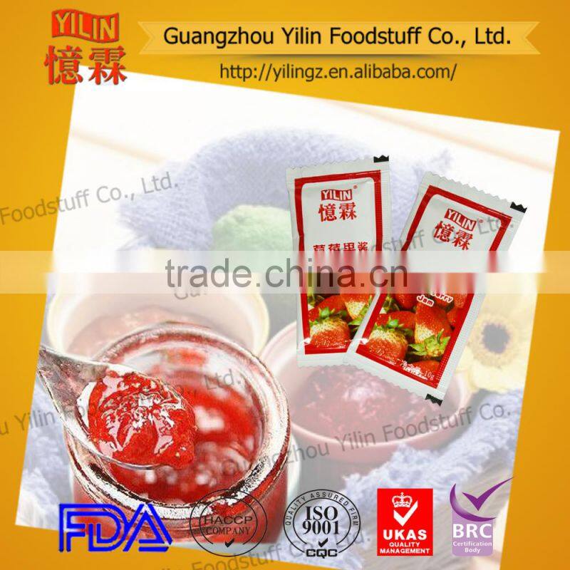 1.2kg bag pack Strawberry fruit Jam OEM China factory
