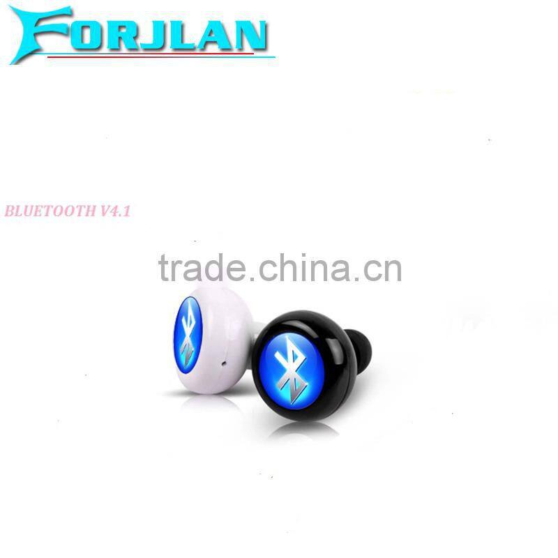 v4.0 super mini bluetooth earphone in-ear handfree bluetooth single earphone for driver