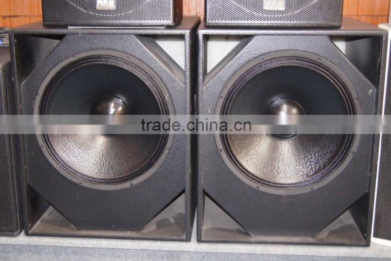 PG-118 professional 18 inch subwoofer speaker box