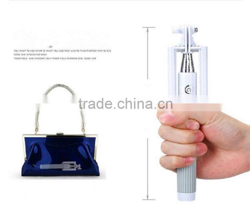 Wholesale newest monopod selfie stick wired folding selfie stick with best quality