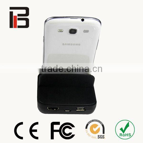 NEW!!Hot for Samsung Galaxy S4 i9500 Hdmi multi-function charger dock