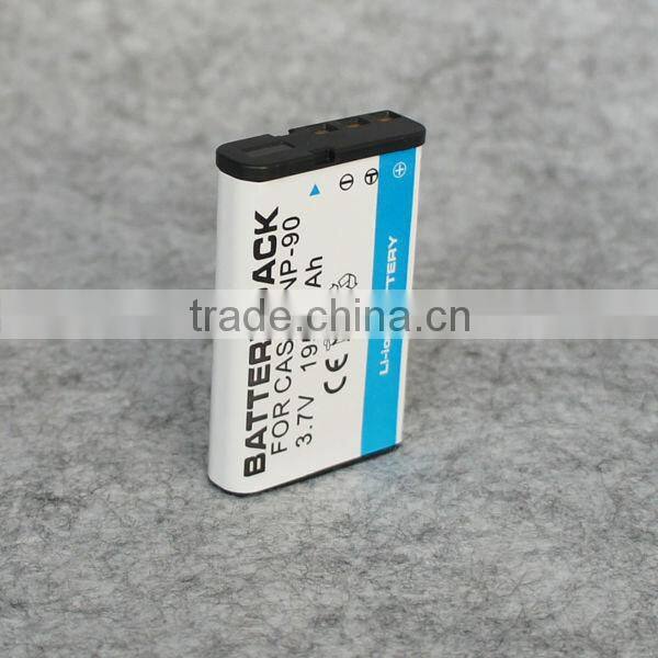 3.7V 1950mAh NP-90 Battery For CASIO FH100BK, EX-H10, EX-H15, EX-H20G Camera Battery