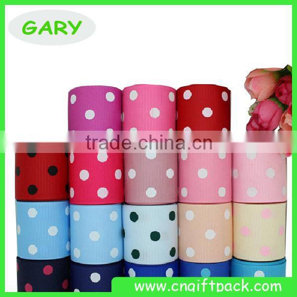 5/8" Yellow Grosgrain China Supplier Ribbons Custom Printed Logo Ribbon