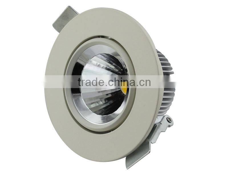 5W LED COB Indoor Gimbel Down Light CE/Rosh listing Ra 90 warm white with TUV CE driver