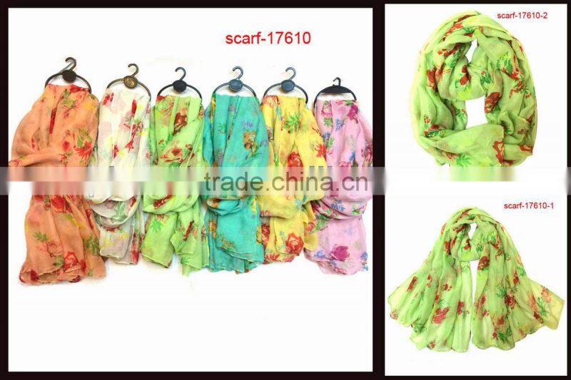 2014 popular colorful animal printed scarf