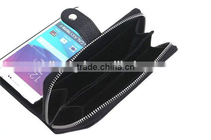 Unique Zipper Strap Belt Slots Wallet Leather Case for iphone 6/6S/For iphone 6S plus