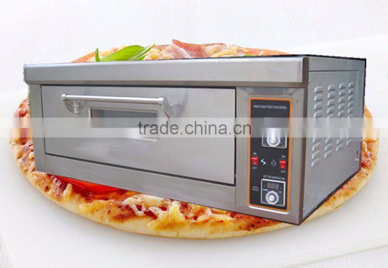 Pizza Oven Baker's magic assitant 1 deck 2 trays Electric Bakery Oven with Ceramic Stone