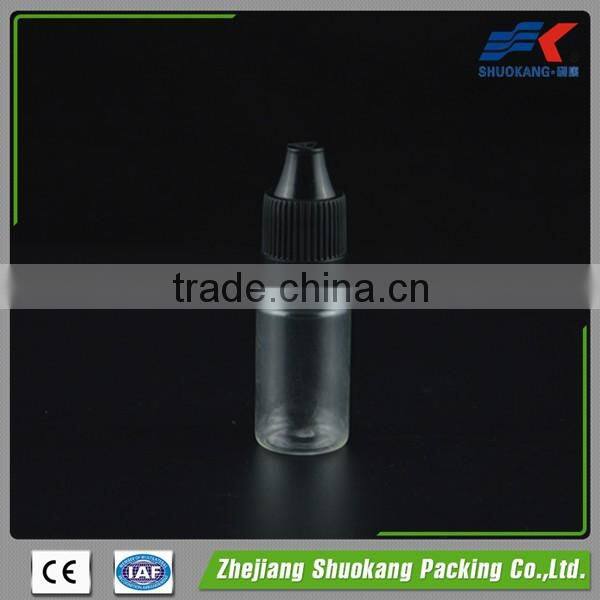 10ml clear pet plastic bottle e-liquid dropper bottles liquid packaging bottle 10ml
