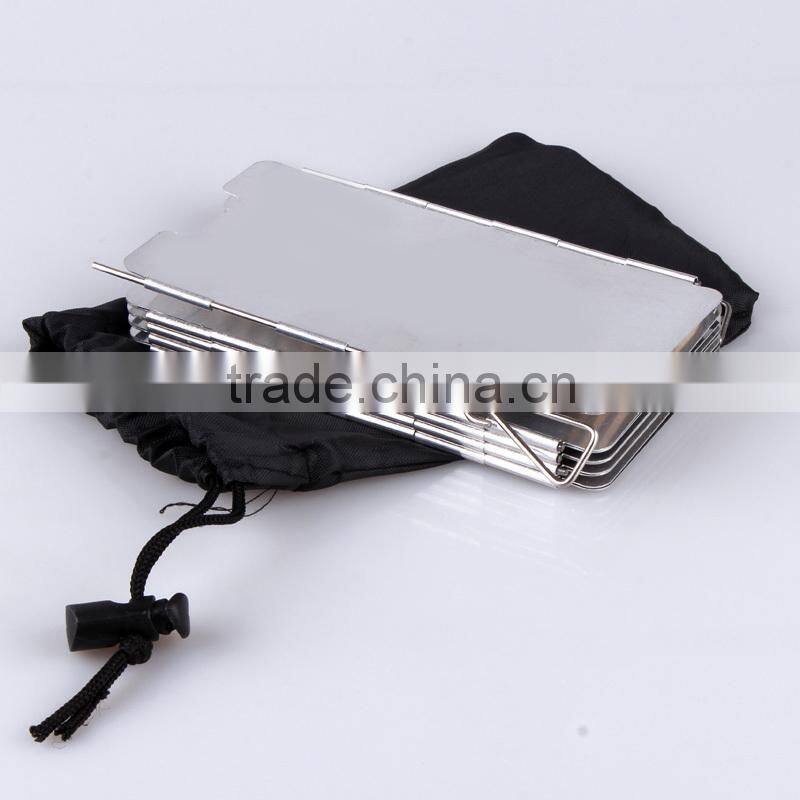 9 pcs camping stove outdoor windshield