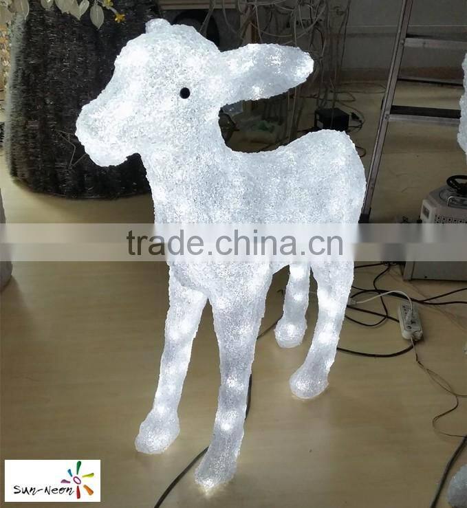 Holiday time deer christmas decoration good christmas reindeer christmas deer yard decorations with high quality