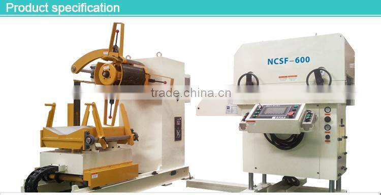 nc servo feeder straightener and uncoiler 3 in 1