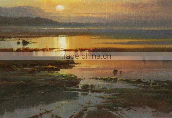 M-163 Modern Of Winter Trees Oil Painting