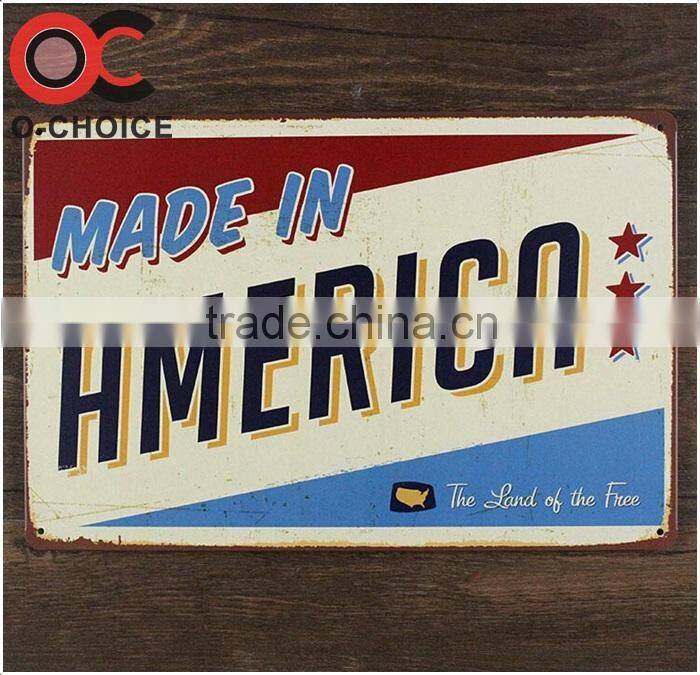 Vintage House Poster Metal Craft TIN SIGNS