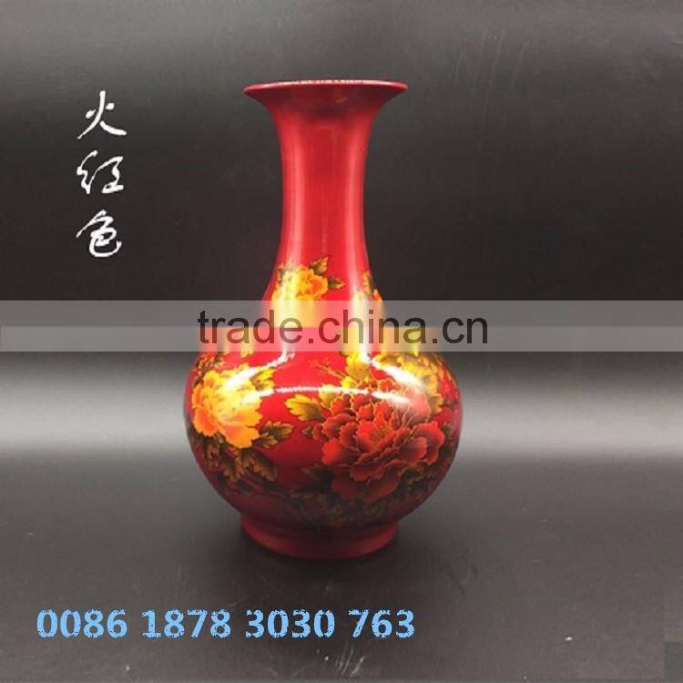 High quality ceramic flower vase with narrow-mouth