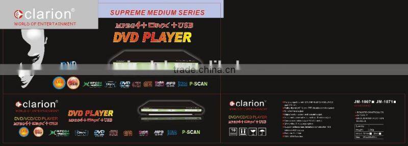 EVD,DVD,VCD,CD,MP3,MP4 dvd player WITH USB