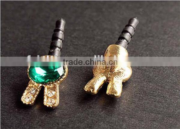 Top quality stylish cellphone dust plug