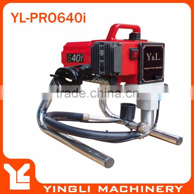 Piston Pump Electric High Pressure Airless Paint Spraying Machine YL-PRO640i