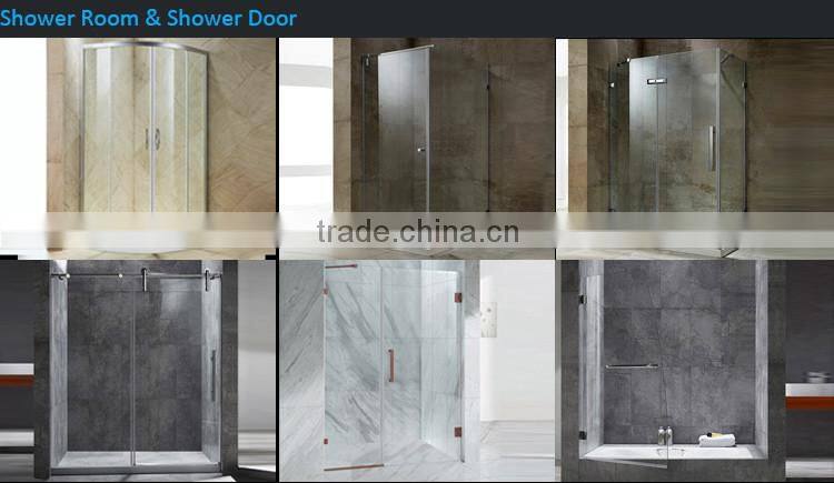 CSI/SGCC approved 8mm tempered glass frameless bathtub door sliding shower screen