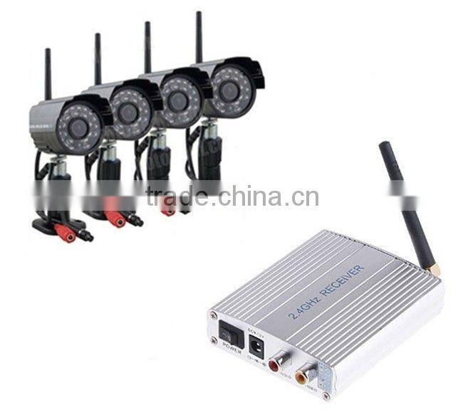 RY-5011 New waterproof Video Security CCTV Night Vision CMOS 2.4G Wireless Camera System