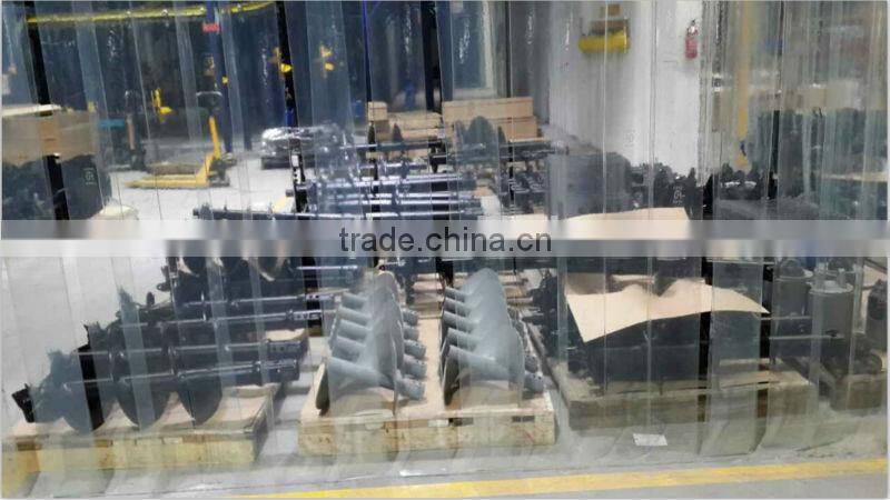Excavator auger drilling, earth drill, earth auger