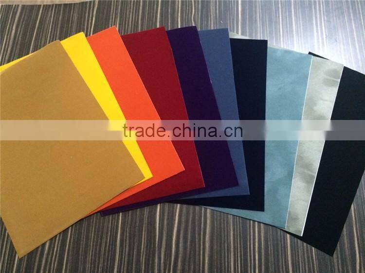 High grade backed glue self adhesive velvet roll for box packing