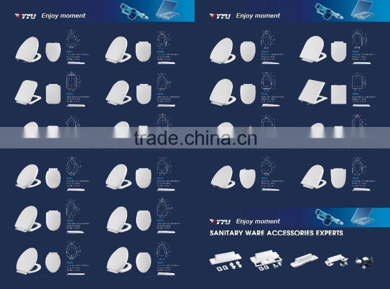 007 PP Toilet Seats; 1.2g Universal Types Toilet Covers Hot Sale to Europe