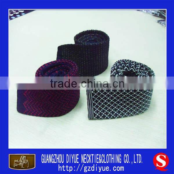 silk knitting tie