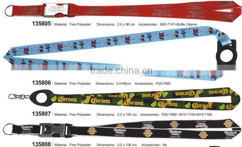 durable quality bottle holder lanyard beer holder lanyard