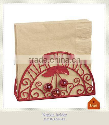 Metal square antique napkin holder