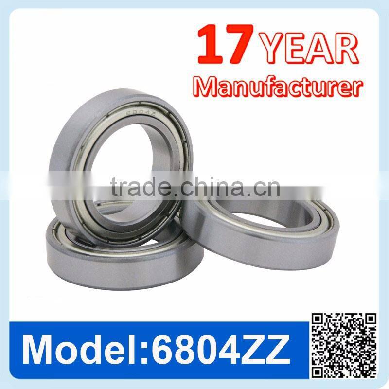 6804 ZZ RS Miniature Ball Bearing Deep Groove Ball Bearing