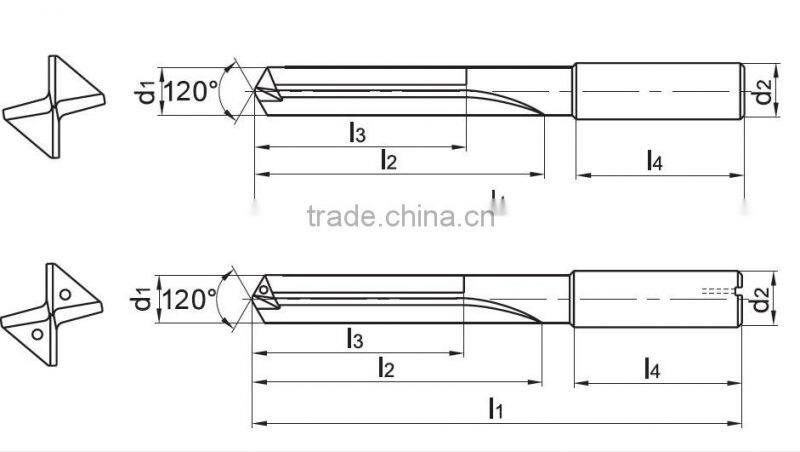 Tungsten Carbide Straight Shank Drill Bit Tools
