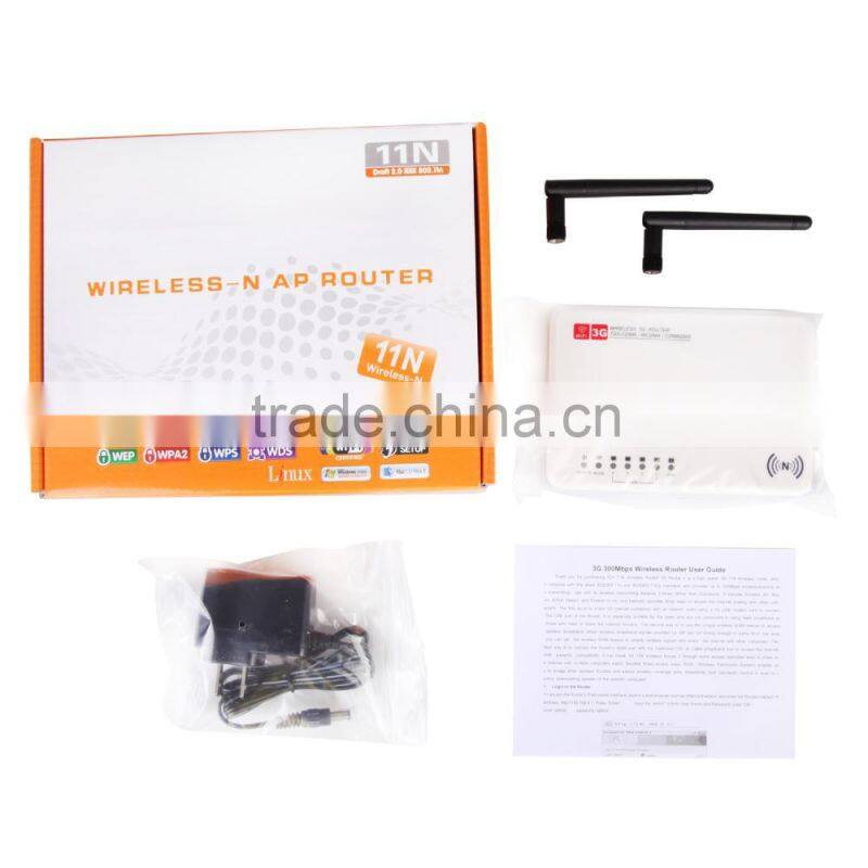 11n 300Mbps 3G Ralink RT3052 Wireless Router RT3052 WiFi Router(WD-705U)