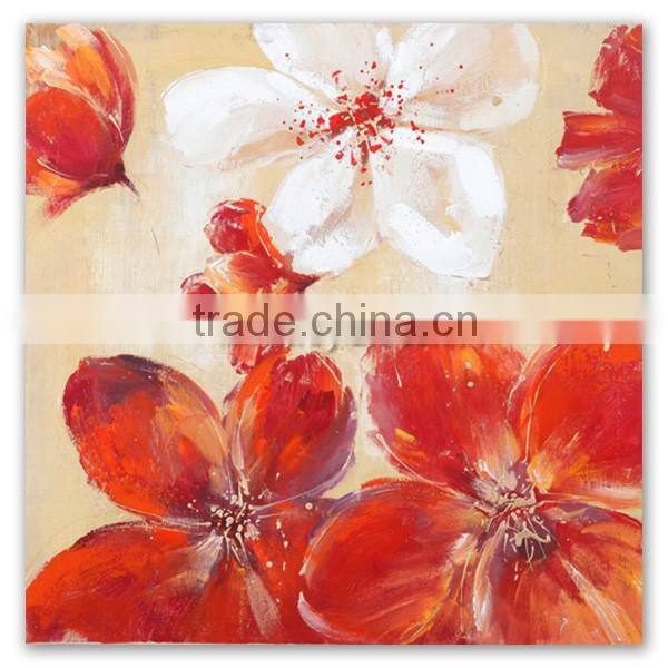 decorative wall paint of Handmade Modern Abstract Flower Oil Painting