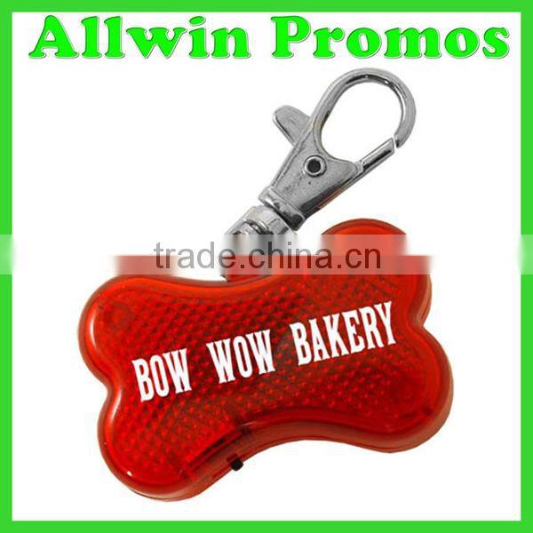 Promotional LED Flashlight Reflector with Keychain